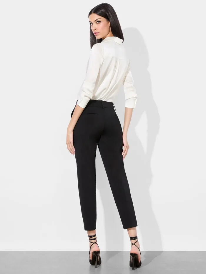 Alice Olivia PANTS WOMEN STACEY SLIM TROUSER Black