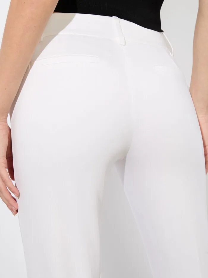 Alice Olivia PANTS WOMEN STACEY SLIM TROUSER Off White
