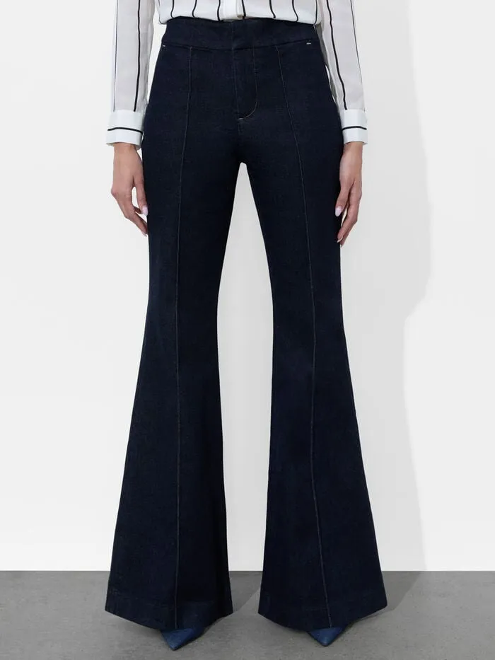 Alice Olivia PANTS WOMEN THE TROUSER JEAN Dark Rinse