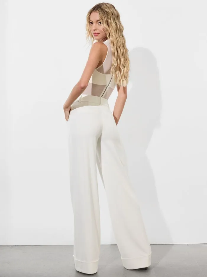 Alice Olivia PANTS WOMEN TOMASA PANT Off White