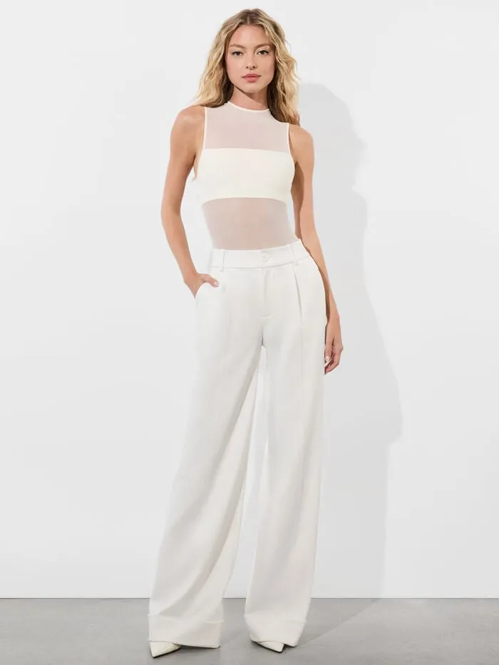 Alice Olivia PANTS WOMEN TOMASA PANT Off White
