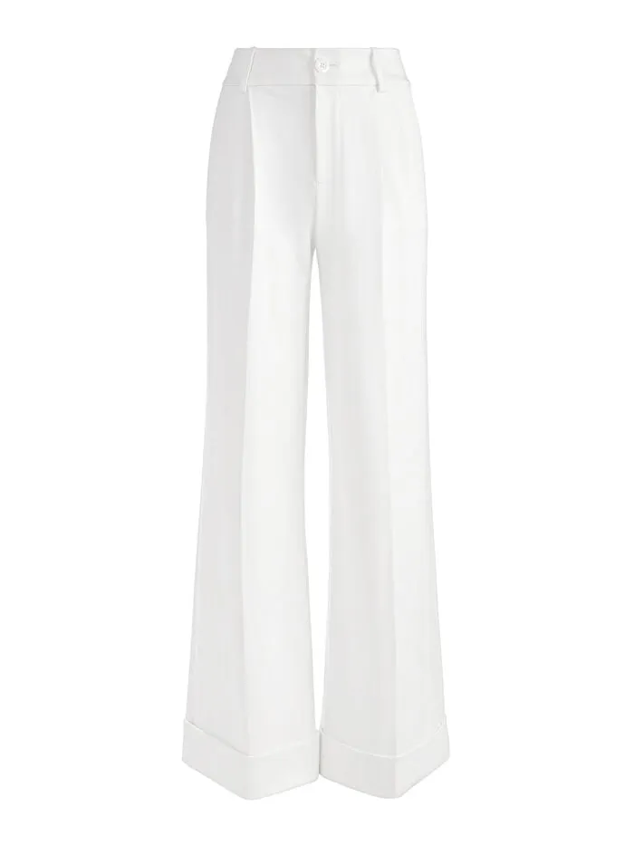 Alice Olivia PANTS WOMEN TOMASA PANT Off White