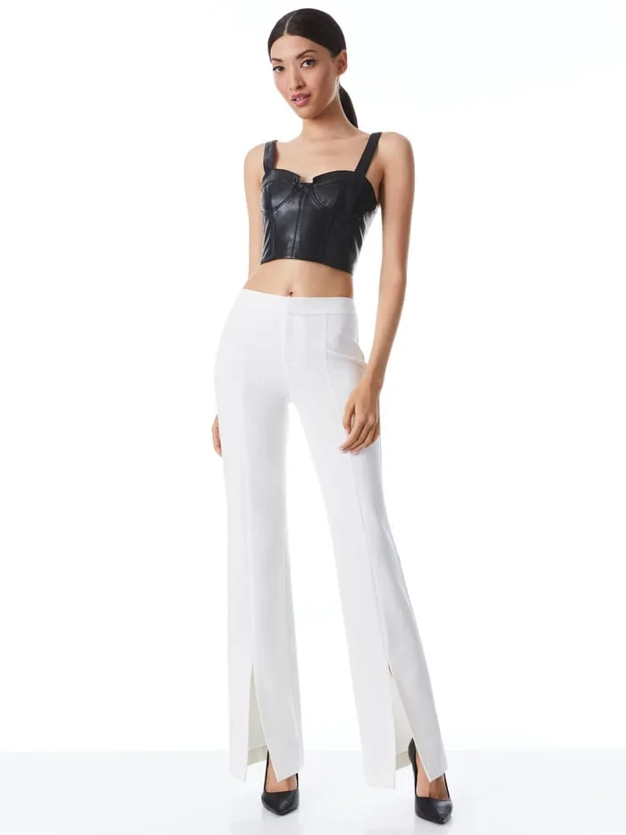 Alice Olivia PANTS WOMEN WALKER PANT Off White