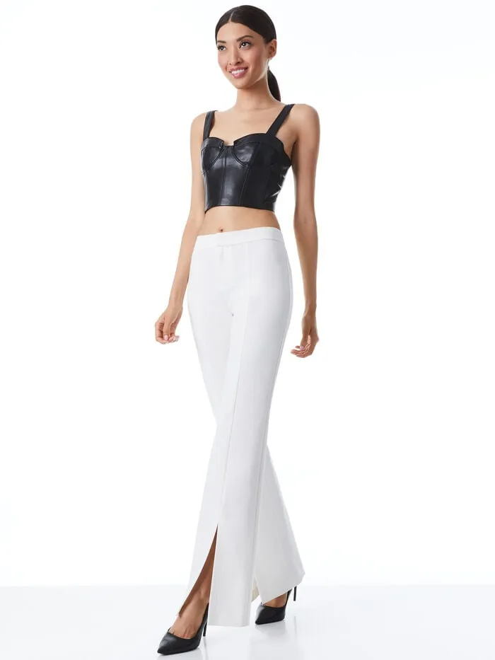 Alice Olivia PANTS WOMEN WALKER PANT Off White