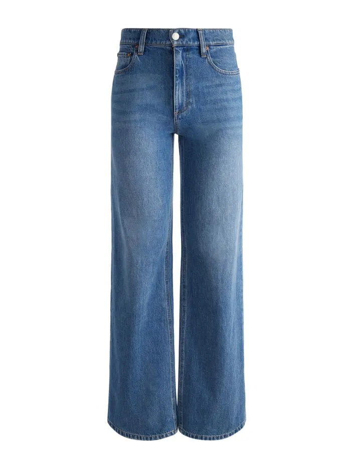 Alice Olivia PANTS WOMEN WEEZY JEAN Avery Blue