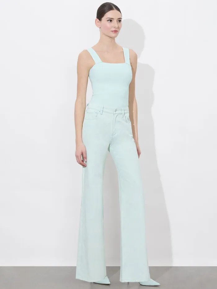 Alice Olivia PANTS WOMEN WEEZY JEAN Sea Spray