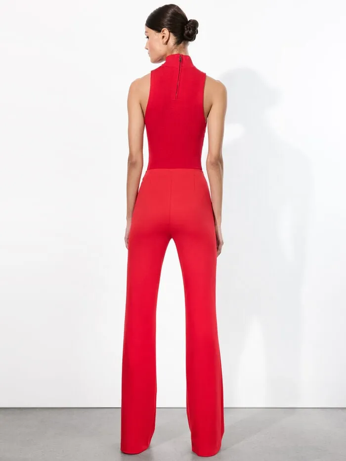Alice Olivia PANTS WOMEN YUKI TROUSER Bright Ruby