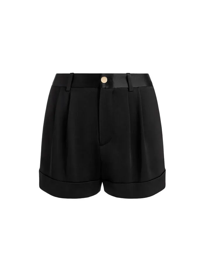 Alice Olivia SHORTS WOMEN CONRY CUFF SHORT Black
