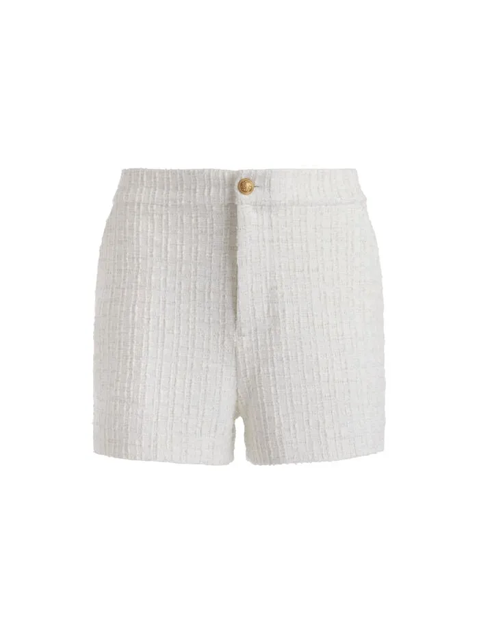 Alice Olivia SHORTS WOMEN KEN TWEED SHORT Off White