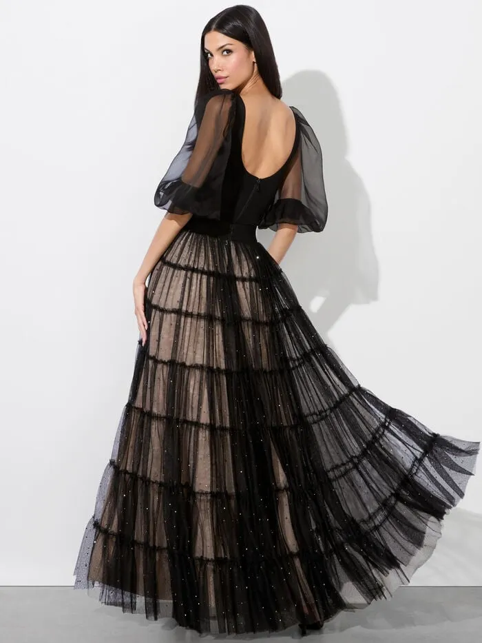 Alice Olivia SKIRTS WOMEN DARCY BALLGOWN SKIRT Blackandcrystal