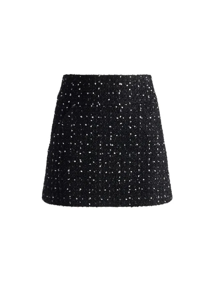Alice Olivia SKIRTS WOMEN DONALD MINI SKIRT Blackandwhite