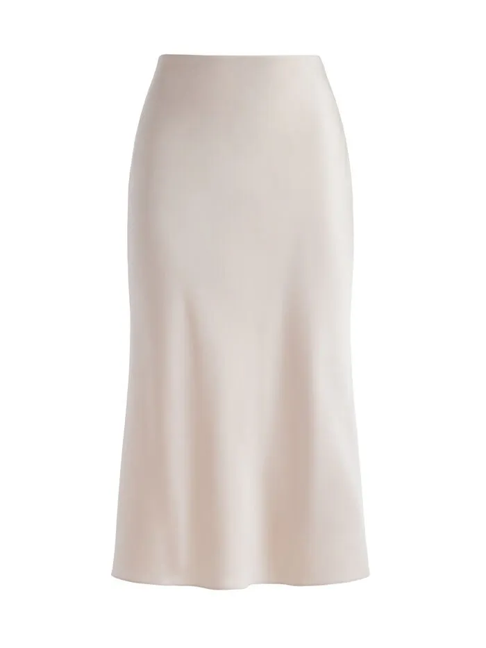 Alice Olivia SKIRTS WOMEN MAEVE SLIP SKIRT Chino