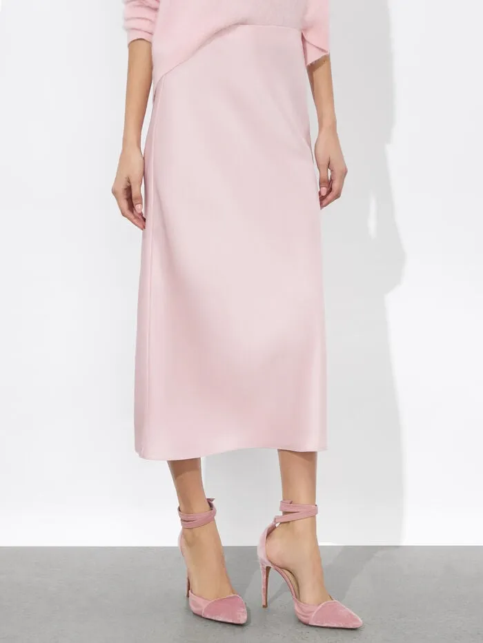 Alice Olivia SKIRTS WOMEN MAEVE SLIP SKIRT Shell Pink