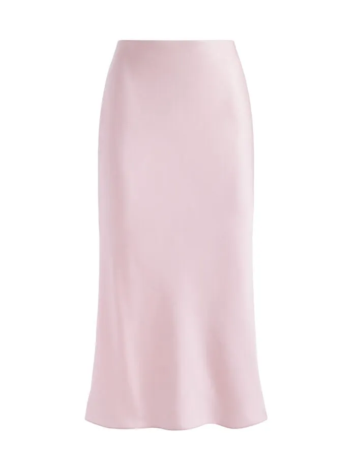 Alice Olivia SKIRTS WOMEN MAEVE SLIP SKIRT Shell Pink