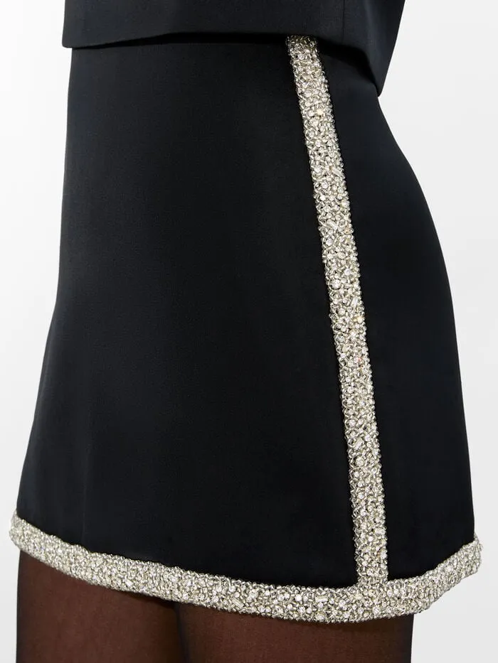 Alice Olivia SKIRTS WOMEN RILEY MINI SKIRT Black