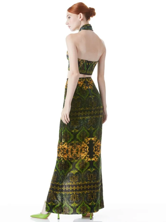 Alice Olivia SKIRTS WOMEN STEPHINE MAXI SKIRT Rendezvousandmulti