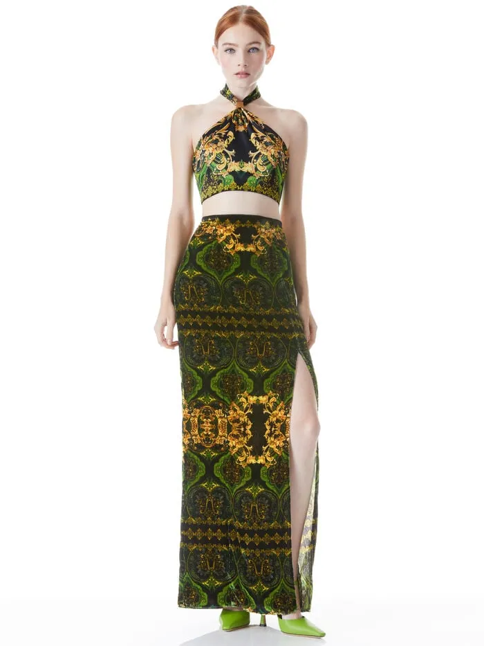 Alice Olivia SKIRTS WOMEN STEPHINE MAXI SKIRT Rendezvousandmulti