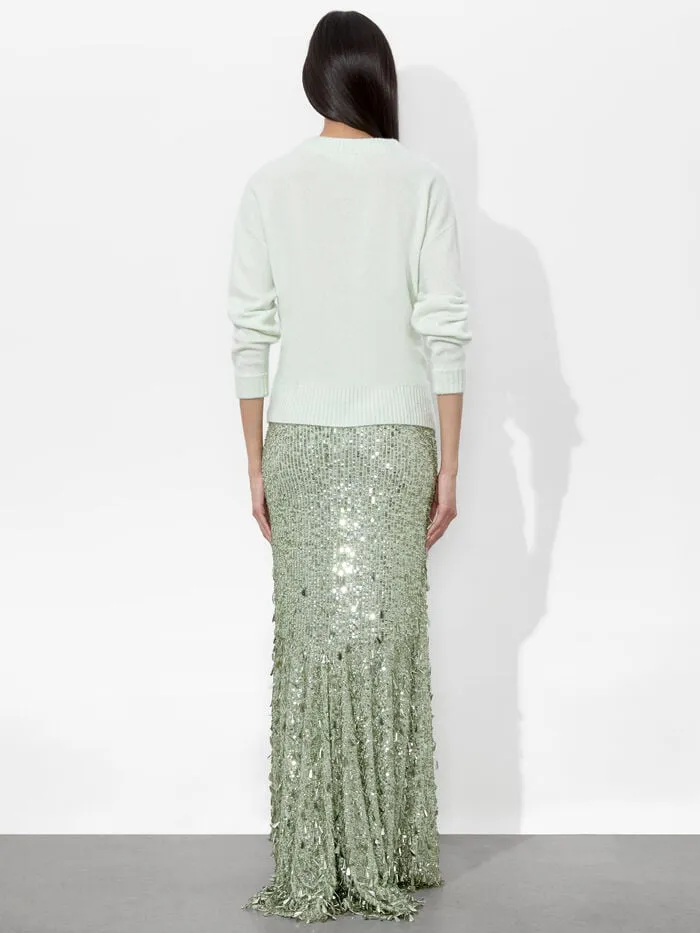 Alice Olivia SWEATERS WOMEN BARBRA PULLOVER Sea Spray
