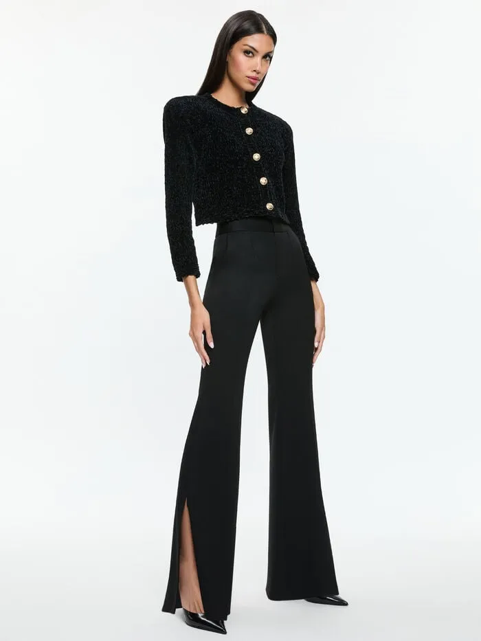 Alice Olivia SWEATERS WOMEN BREANNA CARDIGAN Black