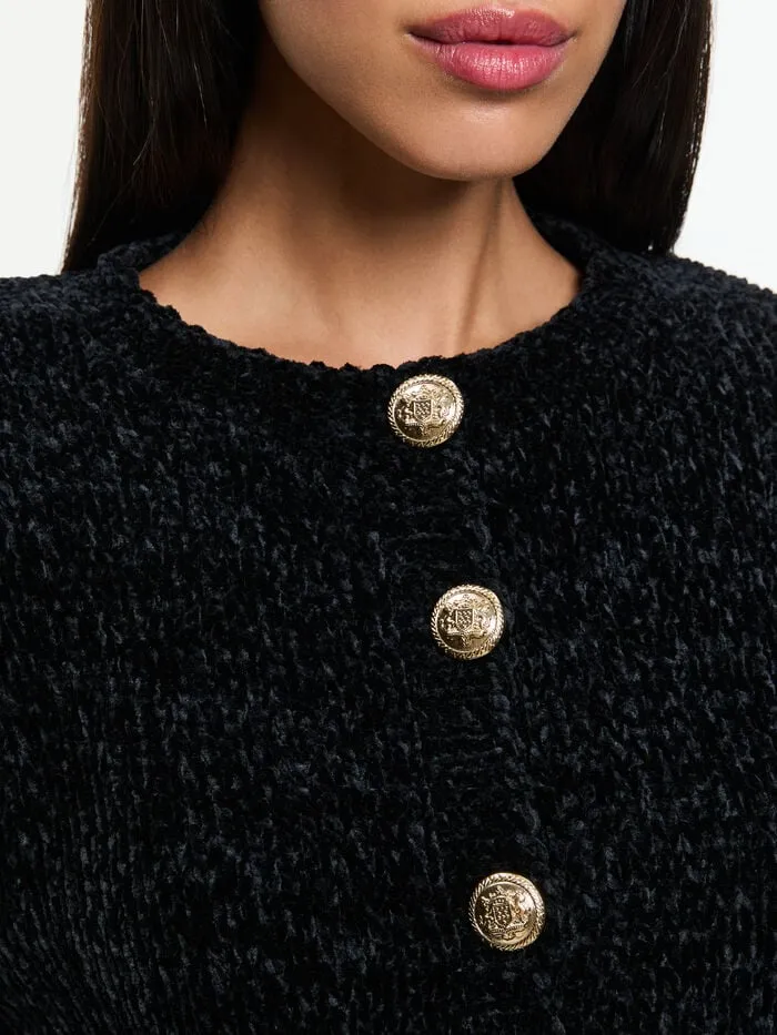 Alice Olivia SWEATERS WOMEN BREANNA CARDIGAN Black
