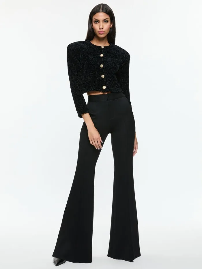 Alice Olivia SWEATERS WOMEN BREANNA CARDIGAN Black