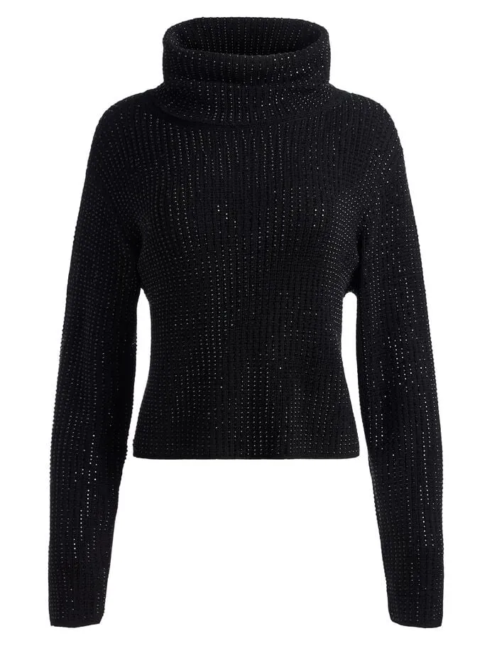 Alice Olivia SWEATERS WOMEN CORIN PULLOVER Black