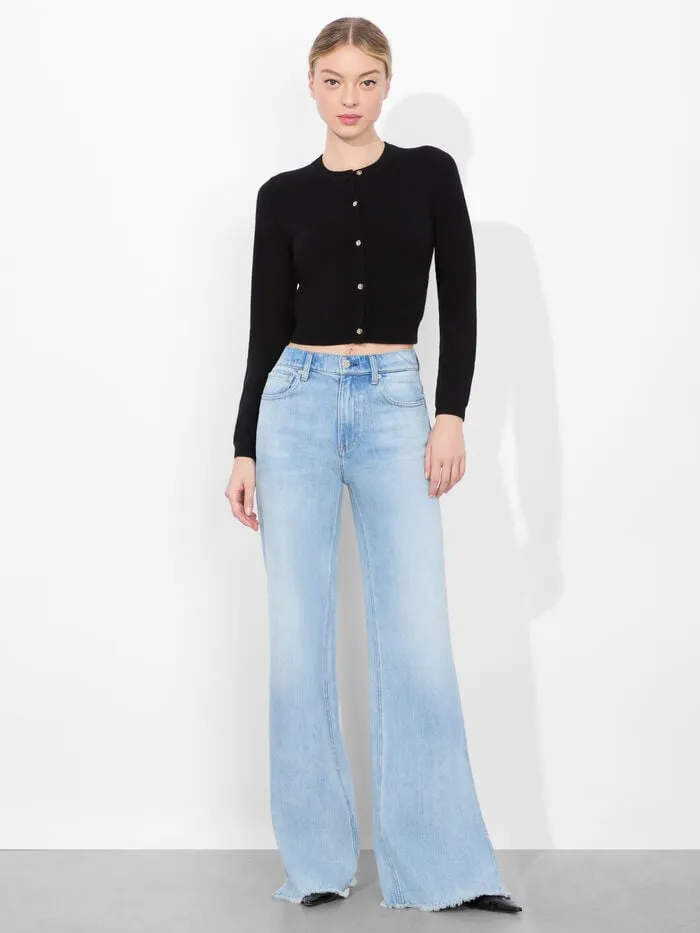 Alice Olivia SWEATERS WOMEN DOLLIE CARDIGAN Black