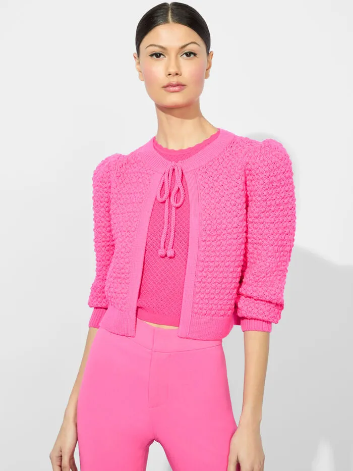 Alice Olivia SWEATERS WOMEN KITTY CARDIGAN Wild Pink