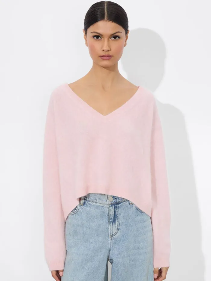 Alice Olivia SWEATERS WOMEN WILLIAMS PULLOVER Shell Pink