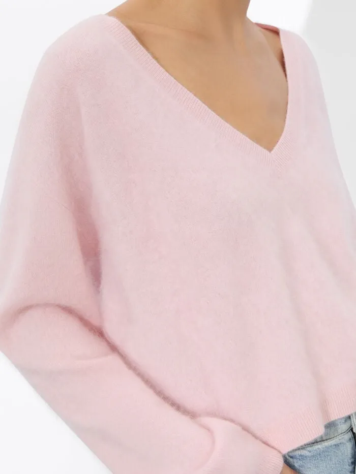 Alice Olivia SWEATERS WOMEN WILLIAMS PULLOVER Shell Pink