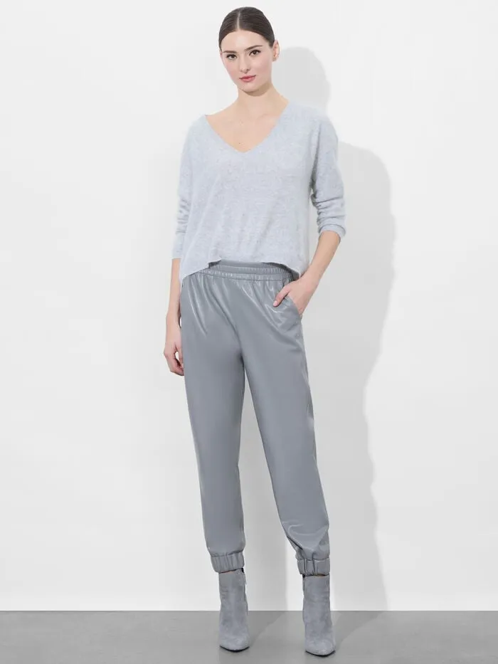 Alice Olivia SWEATERS WOMEN WILLIAMS PULLOVER Storm Grey Heather