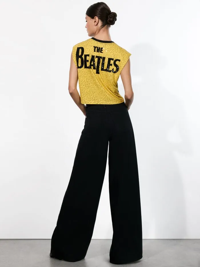 Alice Olivia TOPS WOMEN AO X THE BEATLES MICAH MUSCLE TANK Number One