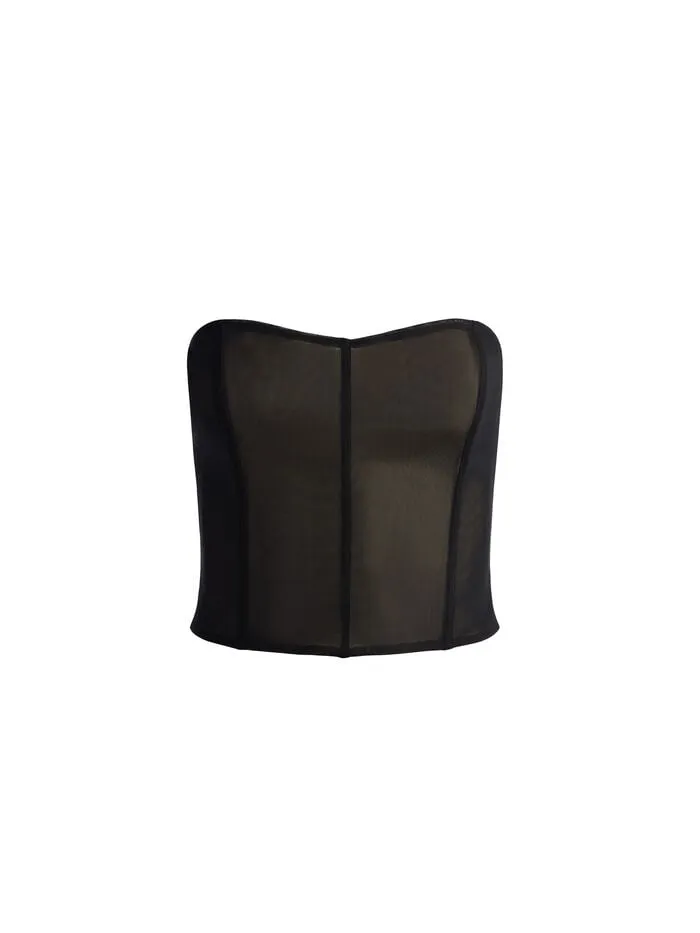 Alice Olivia TOPS WOMEN AVELINE BUSTIER Black