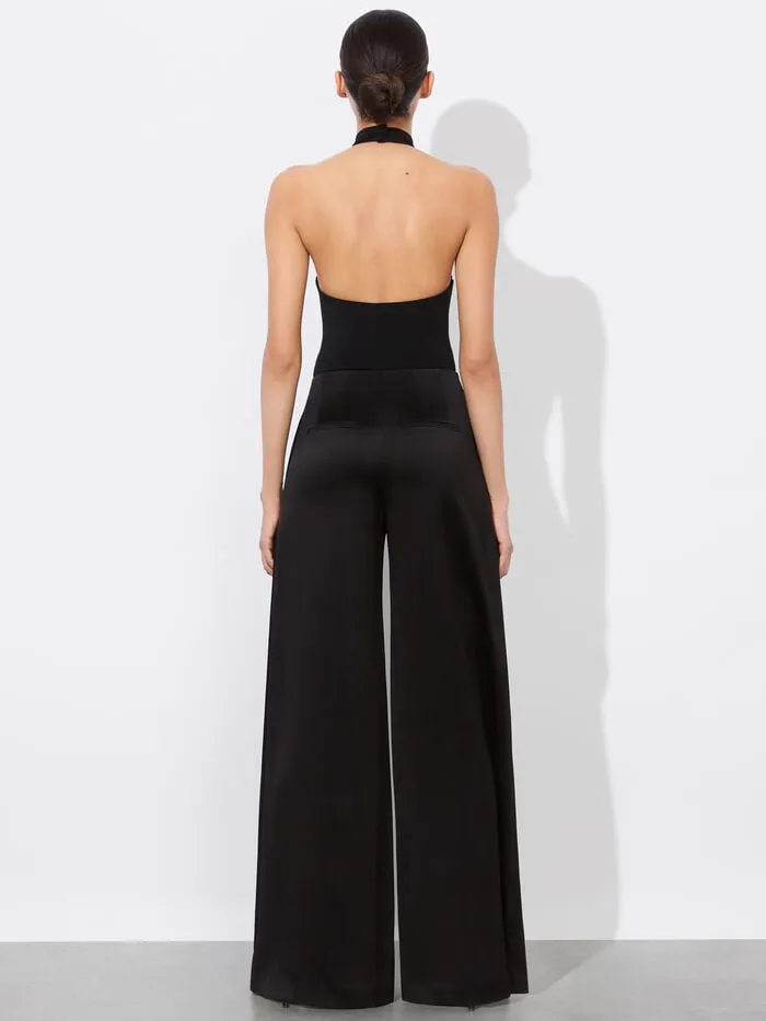 Alice Olivia TOPS WOMEN AYANNA COWL BODYSUIT Black