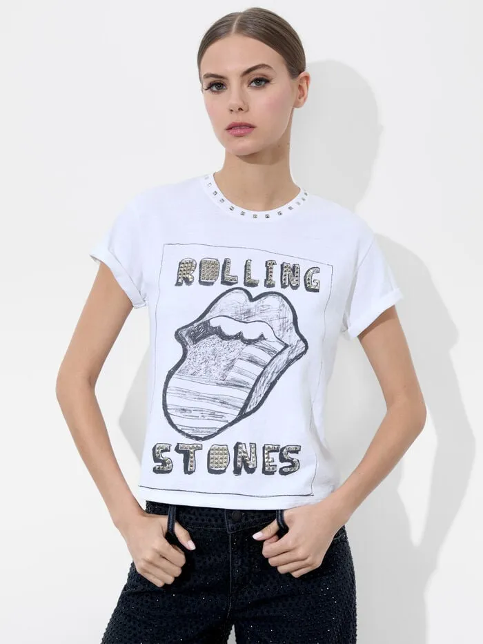 Alice Olivia TOPS WOMEN BERK TEE Vintage White