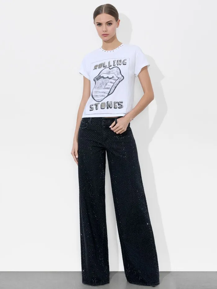 Alice Olivia TOPS WOMEN BERK TEE Vintage White