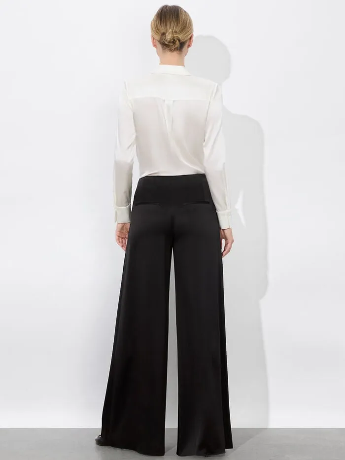 Alice Olivia TOPS WOMEN BRADY SLIM BUTTON DOWN Off White
