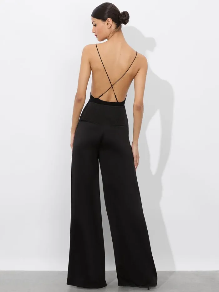 Alice Olivia TOPS WOMEN CALLIE TANK BODYSUIT Black