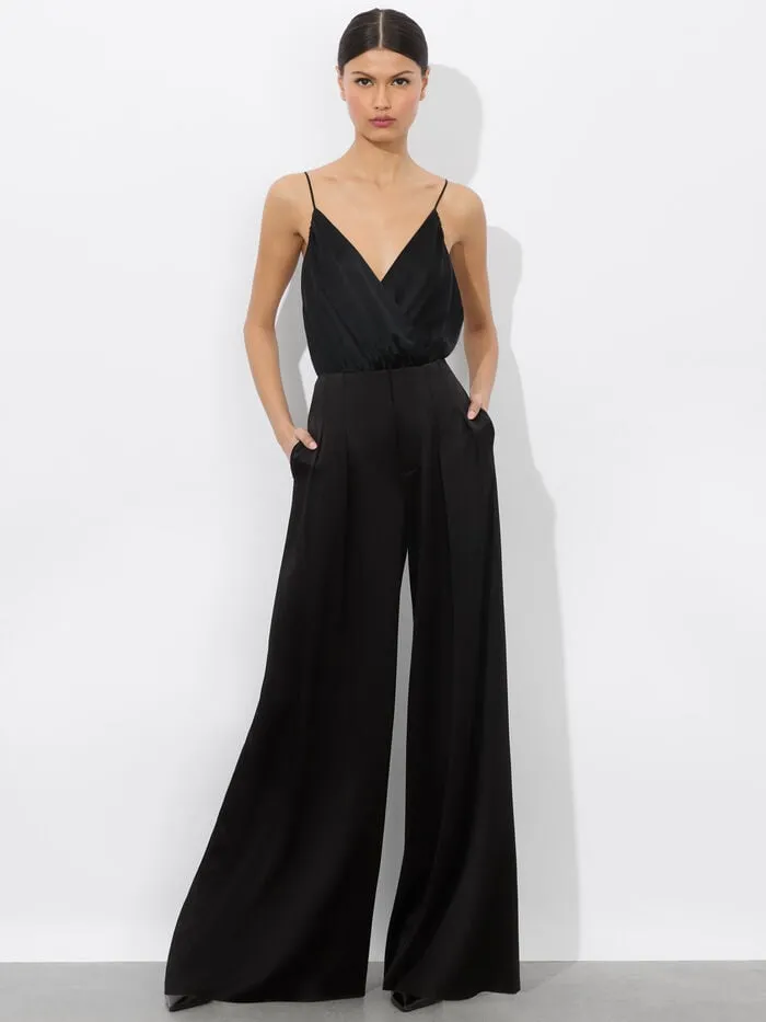 Alice Olivia TOPS WOMEN CALLIE TANK BODYSUIT Black