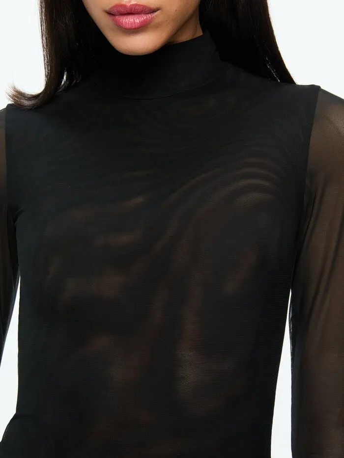 Alice Olivia TOPS WOMEN CLARINDA BODYSUIT Black