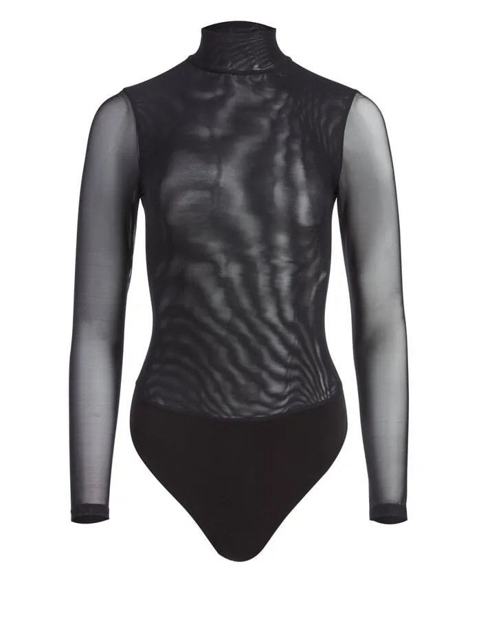 Alice Olivia TOPS WOMEN CLARINDA BODYSUIT Black
