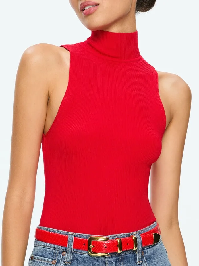 Alice Olivia TOPS WOMEN DARCEY TANK Bright Ruby