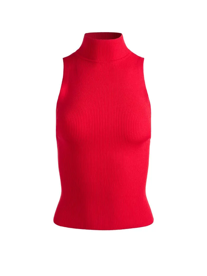 Alice Olivia TOPS WOMEN DARCEY TANK Bright Ruby