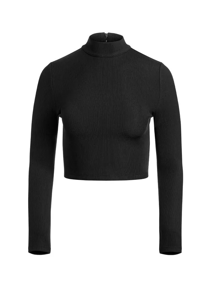 Alice Olivia TOPS WOMEN DELAINA REVERSIBLE TOP Black
