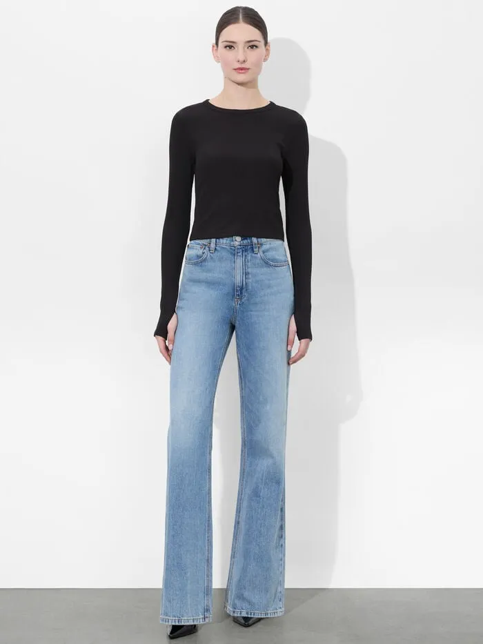 Alice Olivia TOPS WOMEN DELAINA TOP Black