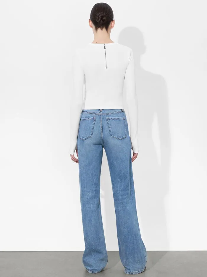 Alice Olivia TOPS WOMEN DELAINA TOP Off White