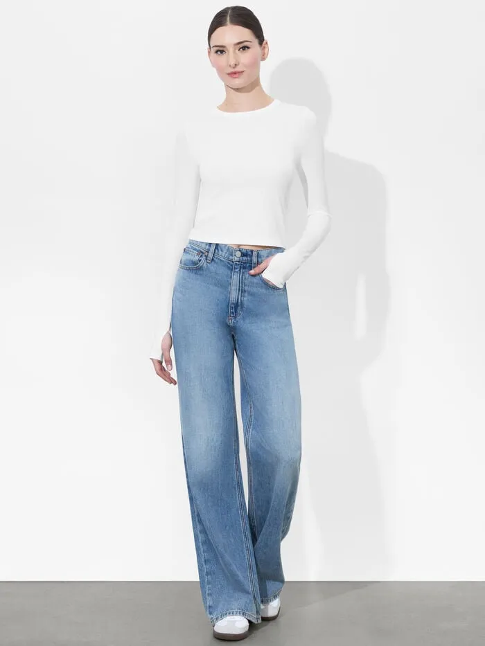 Alice Olivia TOPS WOMEN DELAINA TOP Off White