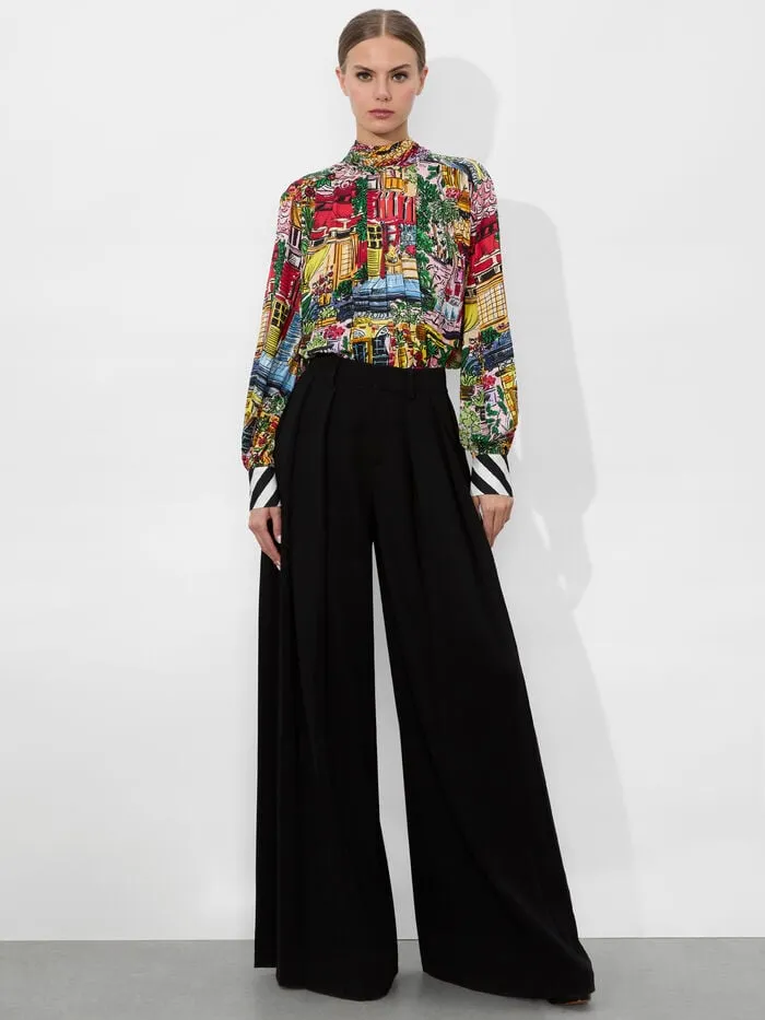 Alice Olivia TOPS WOMEN GERTRUDE BLOUSE Vacation Dreams