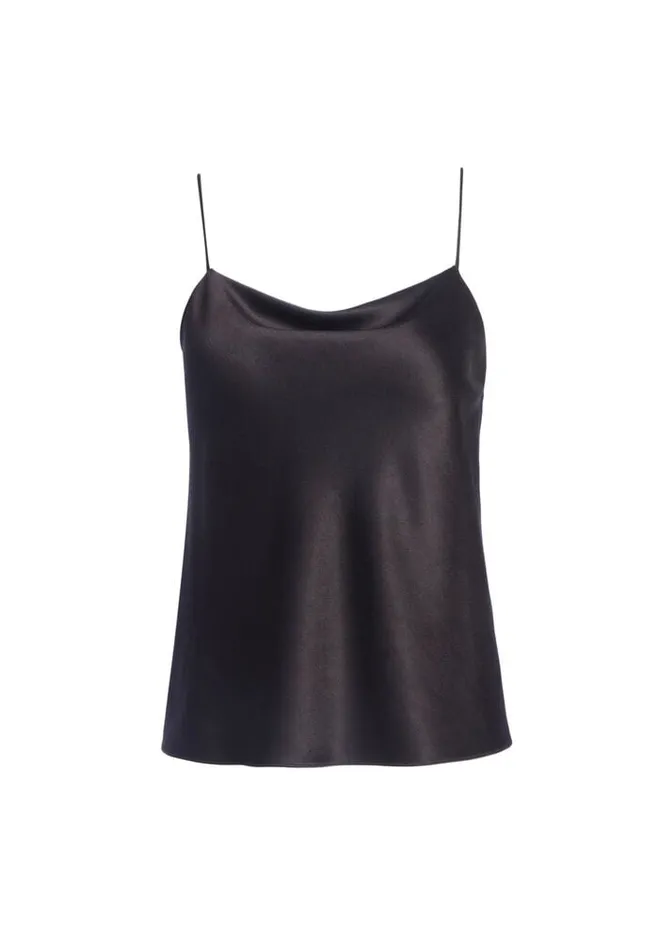 Alice Olivia TOPS WOMEN HARMON SLIP TANK Black