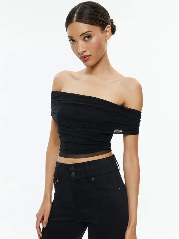 Alice Olivia TOPS WOMEN ISADOLA TOP Black